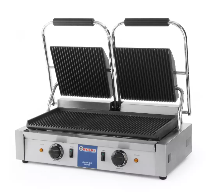 Grill podwójny kontaktowy Hendi.png